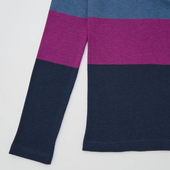 Uniqlo Princesse Tam Tam HEATTECH Seamless Ribbed Extra Warm T-Shirt Sz XS - Picture 2 of 2